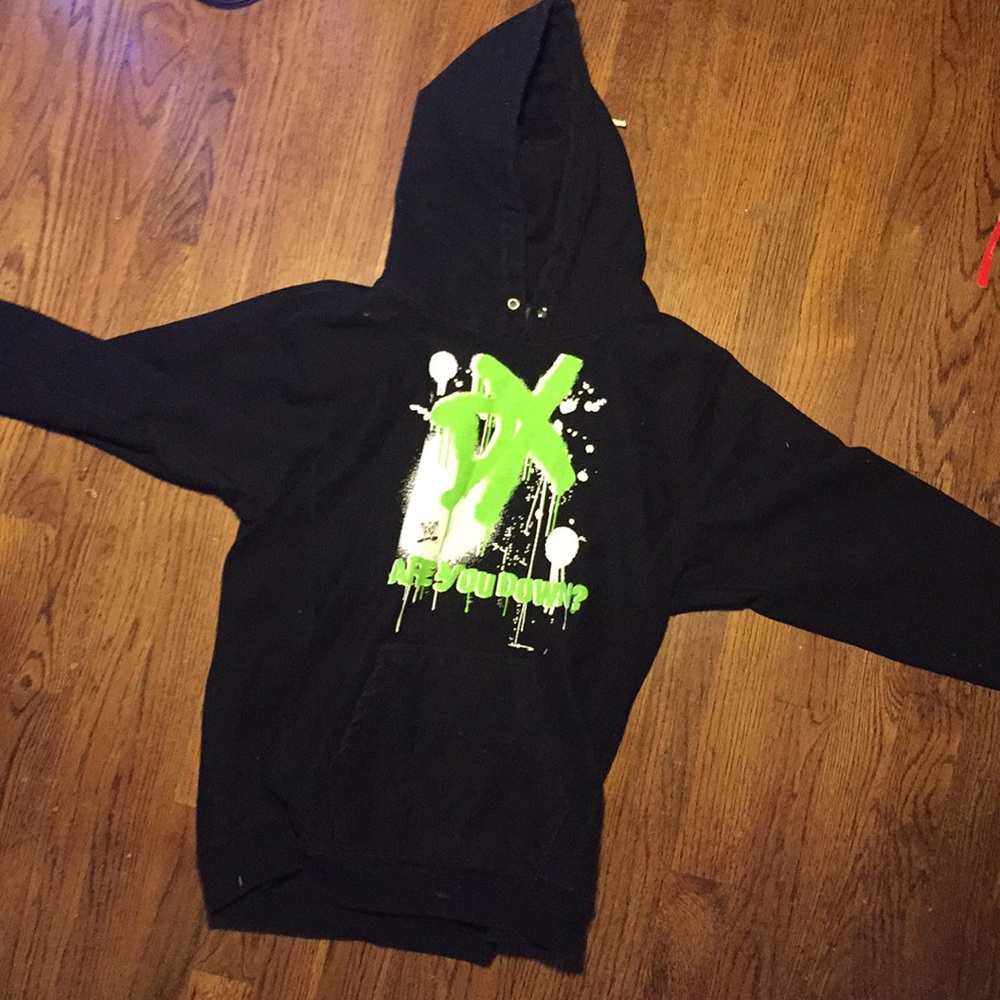 WWE black and green hoodie